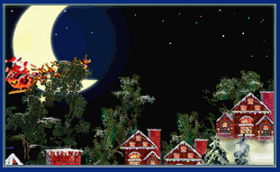 Weihnachtmann in Himmelpfort Icons 