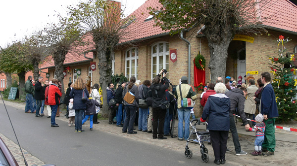 Weihnachtmann in Himmelpfort die Weihnachtfeier 