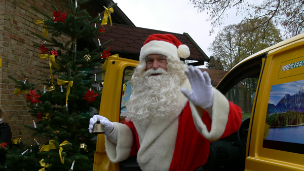 Weihnachtmann in Himmelpfort die Weihnachtfeier 
