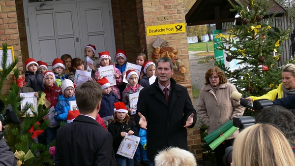Weihnachtmann in Himmelpfort die Weihnachtraditionen 